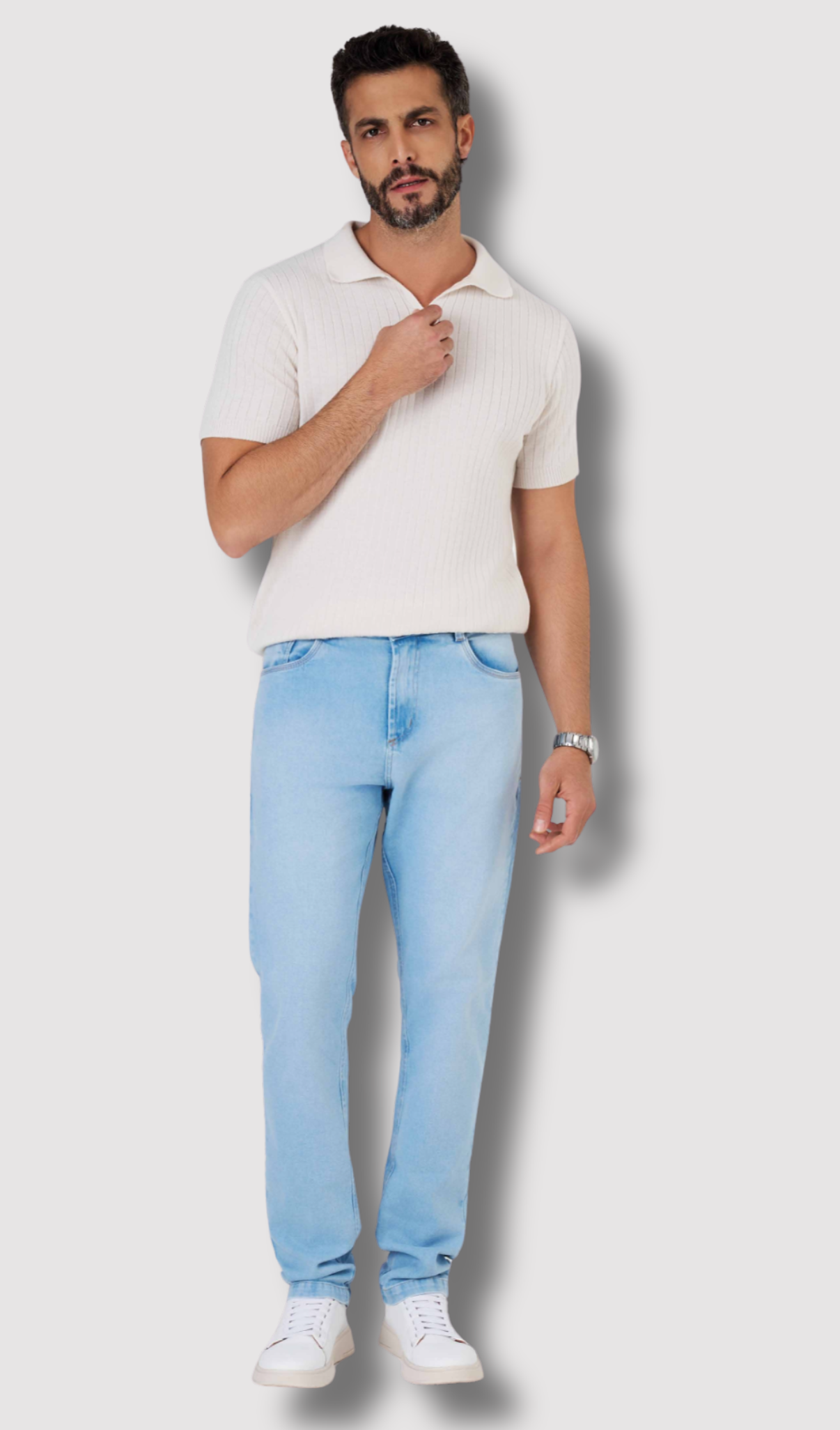 Calça Jeans Slim