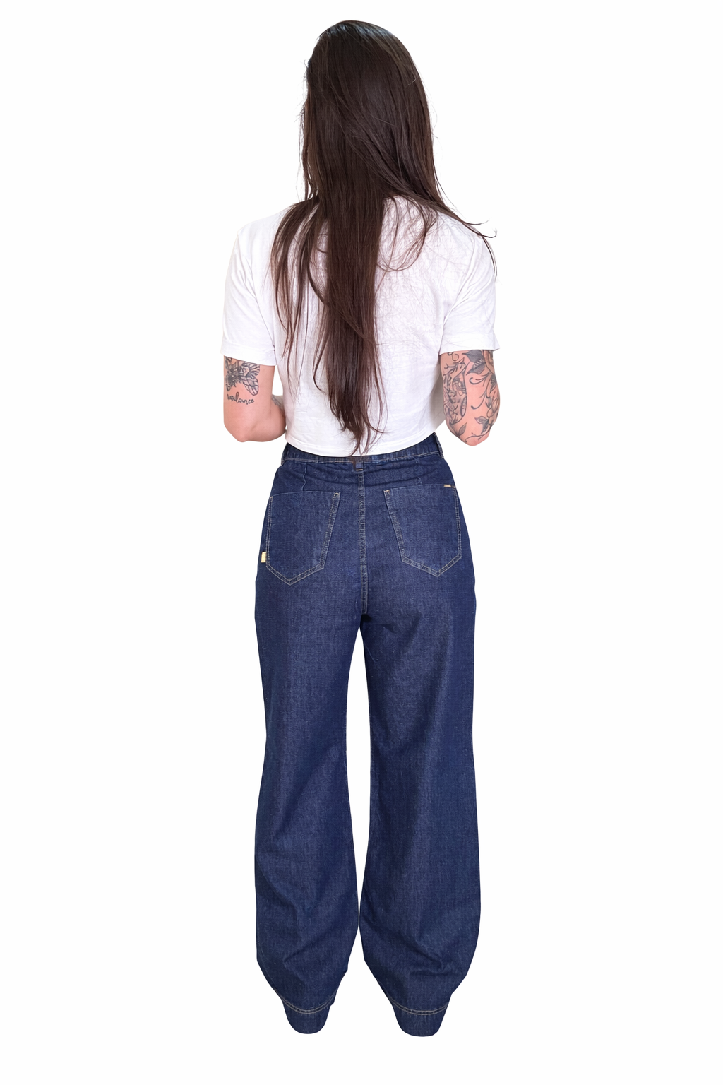 Calça Jeans Wide Leg