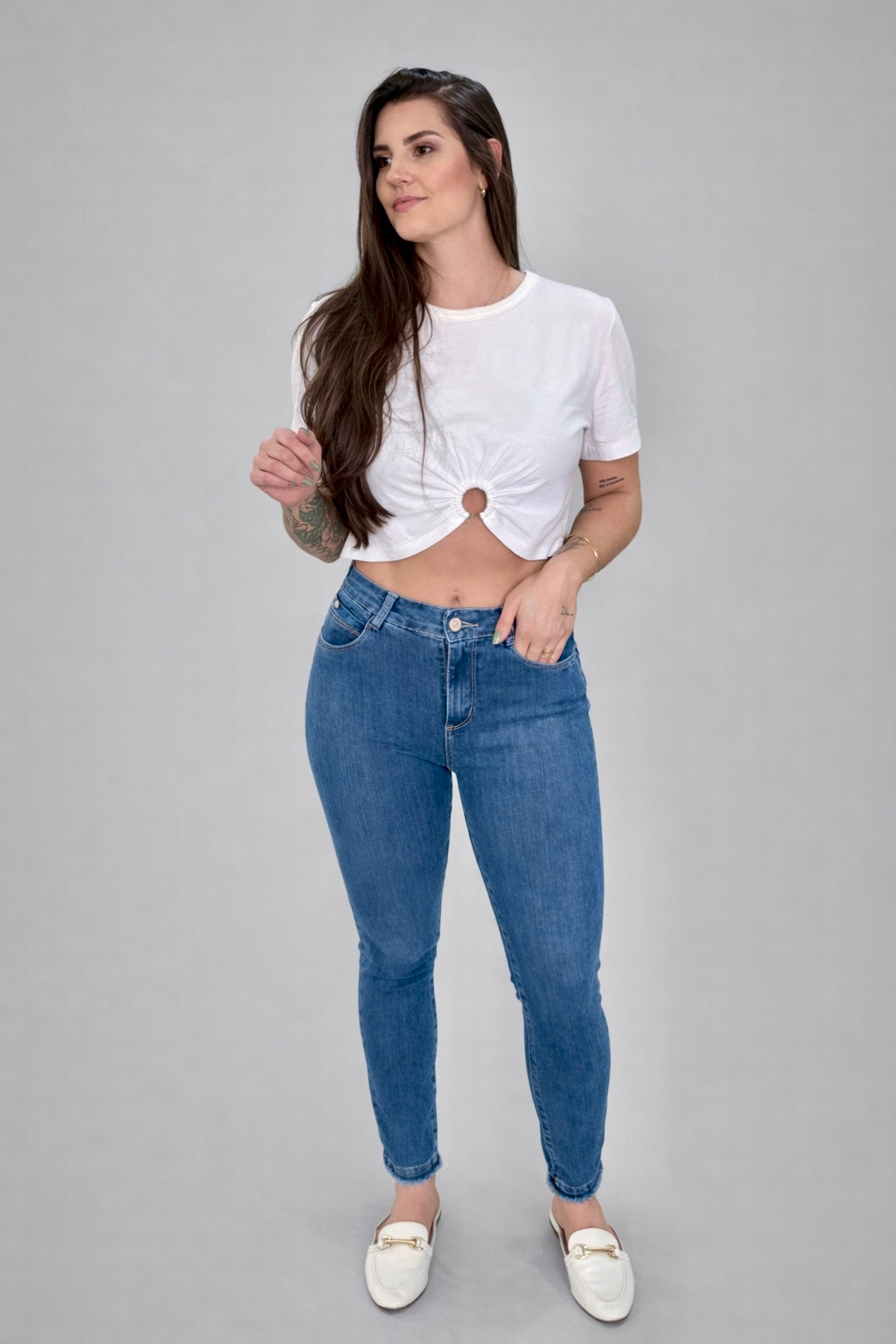 Calça Jeans Skinny